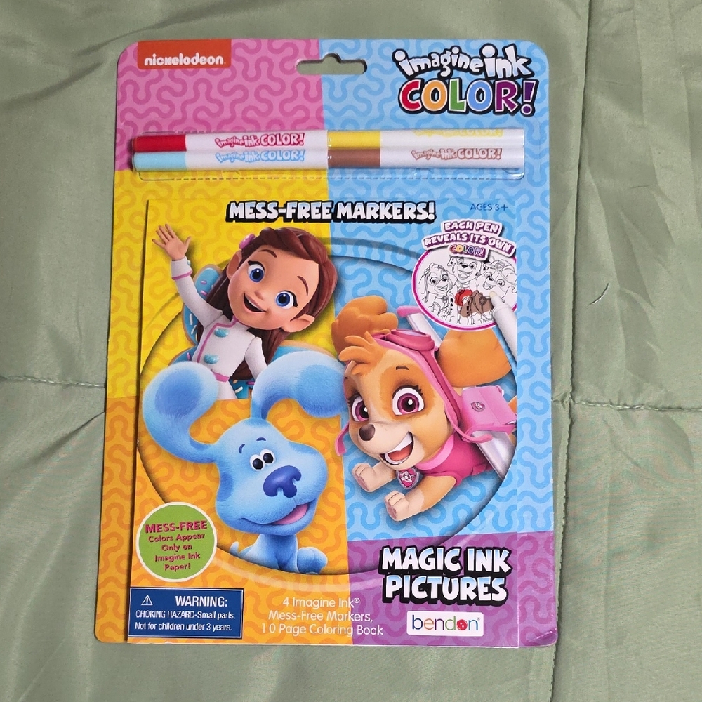 Nickelodeon Imagine Ink Color Set with Magic Ink Pictures